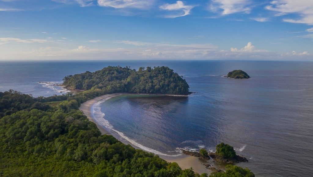 Manuel Antonio National Park — Forested coastline and Pacific Ocean